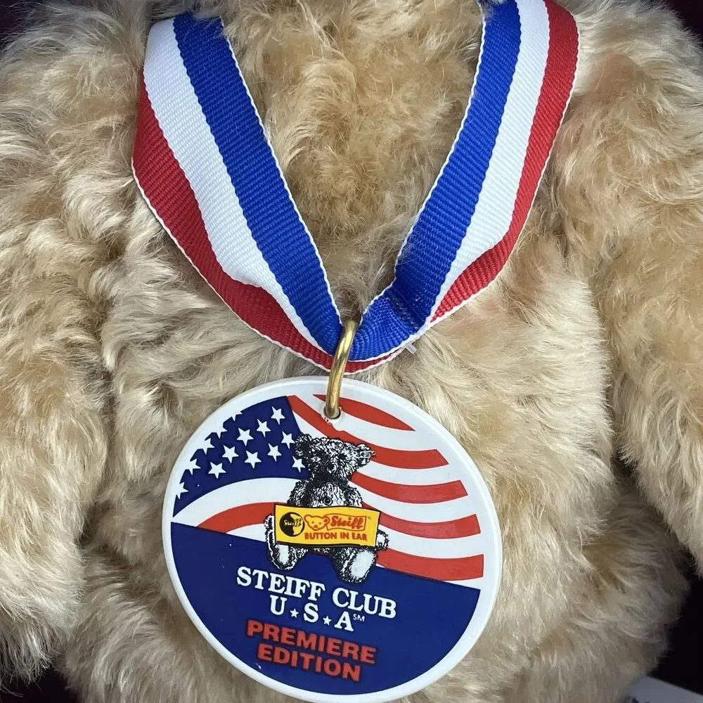 Steiff USA Sam Teddy Bear 1993 | /w Box 28 cm Premiere Edition #2875 (420801)